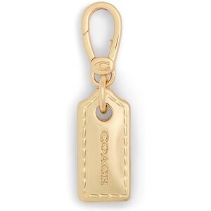 Coach Gold Tag Keychain Charm - NEW